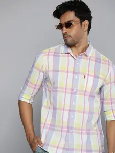 Levis Slim Fit Opaque Checked Casual Shirt
