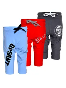 BAESD Pack Of 3 Pure Cotton Printed Track Pant