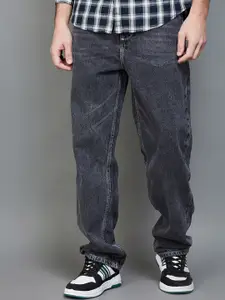 Forca Men Whiskers & Chevrons Clean Look Cotton Jeans