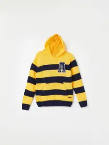 Fame Forever by Lifestyle Boys Striped Hooded Pullover