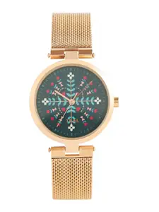 TEAL BY CHUMBAK Women Embellished Dial Bracelet Analogue Watch 8907605124952