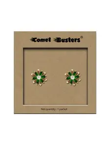 Comet Busters Floral Non Piercing Ear Stickers
