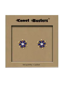 Comet Busters Blue Studs Earrings