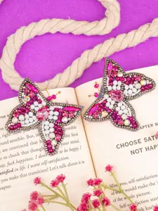 Crunchy Fashion Fabric Classic Studs Earrings