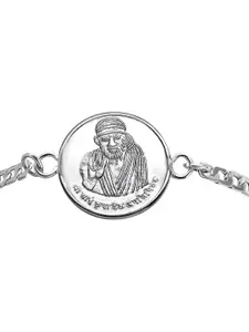 Pray Everyday Men Silver-Plated Bracelet