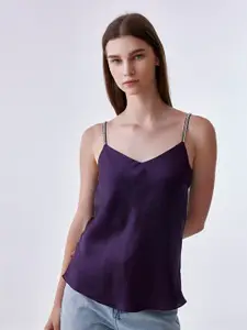 COVER STORY Purple Crop Top