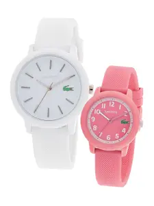 Lacoste  L.12.12 Women Set Of 2 Brass Dial & Straps Analogue Watch 2070025