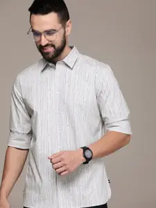 Nautica Slim Fit Striped Casual Shirt