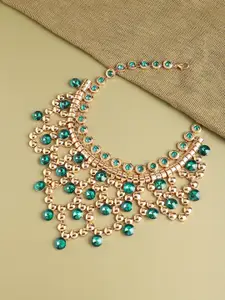 DressBerry Green Gold-Plated Necklace