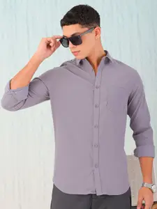 Hardsoda by The Indian Garage Co Spread Collar Slim Fit Casual Shirt