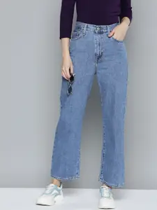 Levis Women Straight Fit High-Rise Stretchable Jeans