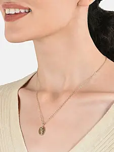 ToniQ Gold-Plated Charm Necklace
