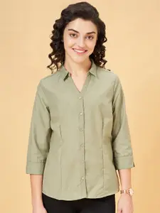 Annabelle by Pantaloons Spread Collar Casual Shirt