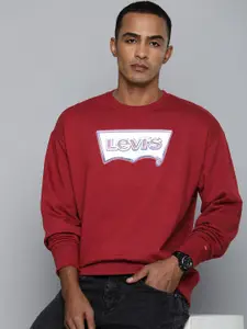 Levis Pure Cotton Brand Logo Printed Sweatshirt