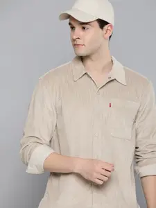 Levis Pure Cotton Slim Fit Corduroy Casual Shirt
