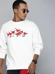 Levis Pure Cotton Graphic Printed Sweatshirt