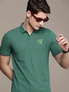 WROGN Men Polo Collar Slim Fit T-shirt
