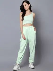 DIAZ One Shoulder Top With Joggers Co-Ords