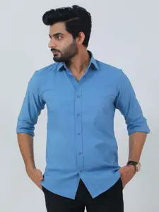 BLUEBIRD Spread Collar Classic Formal Shirt