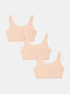 Sillysally Nude-Coloured Bra Full Coverage