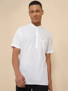 Allen Solly Slim Fit Mandarin Collar Pure Cotton Casual Shirt