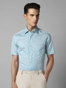 Louis Philippe Micro Ditsy Printed Pure Cotton Formal Shirt