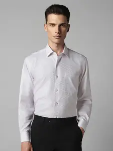 Luxure by Louis Philippe Men Purple Formal Shirt