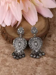 Anouk Grey & Silver-Toned Earrings