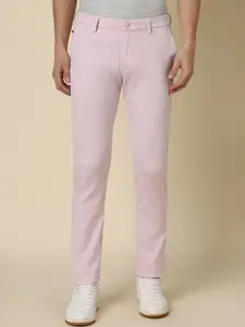 Allen Solly Men Ultra Slim Fit Mid-Rise Trousers