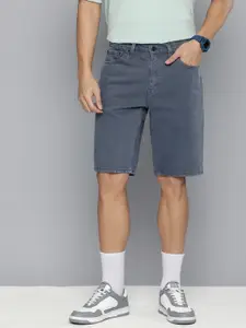 Levis Men Pure Cotton Low Rise Regular Fit Denim Shorts