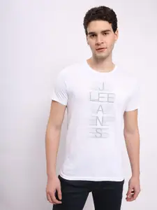 Lee Typography Printed Slim Fit Cotton T-shirt