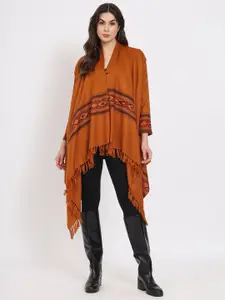 Zamour Self Design Kullu Cape Shrug