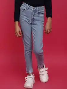 V-Mart Girls Slim Fit Cotton Jeans
