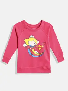 Eteenz Infant Girls Supergirl Printed Sweatshirt