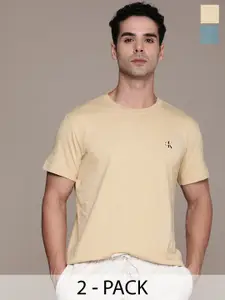 Calvin Klein Jeans Men Pack of 2 Pure Cotton T-shirt
