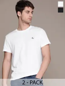 Calvin Klein Jeans Men Pack of 2 Pure Cotton T-shirt