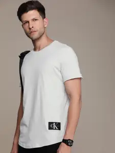 Calvin Klein Jeans Solid Pure Cotton T-shirt