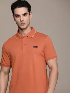 Calvin Klein Jeans Solid Polo Collar Slim Fit T-shirt