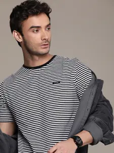Calvin Klein Jeans Striped Pure Cotton T-shirt