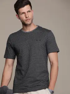 Calvin Klein Jeans Striped Pure Cotton Casual T-shirt