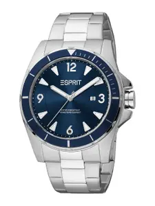 ESPRIT Men Stainless Steel Bracelet Style Straps Analogue Watch ES1G322M0065