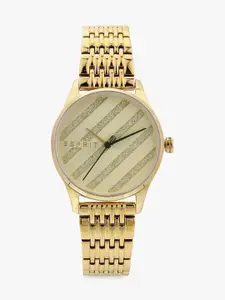 ESPRIT Women Stainless Steel Bracelet Style Straps Analogue Watch ES1L029M0055