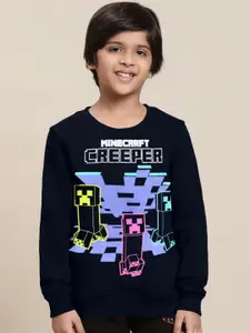 Kids Ville Boys Minecraft Printed Sweatshirt
