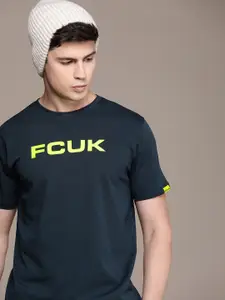 FCUK Pure Cotton Brand Logo Printed T-shirt