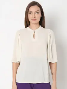 Vero Moda Keyhole Neck Flared Sleeve Regular Top
