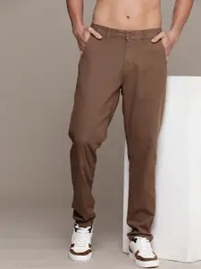 The Roadster Life Co. Men Pure Cotton Chinos Trousers