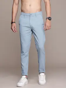 The Roadster Life Co. Men Pure Cotton Chinos Trousers