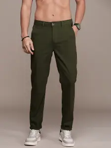 The Roadster Life Co. Men Pure Cotton Chinos Trousers