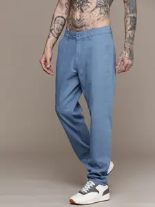 The Roadster Life Co. Men Pure Cotton Trousers