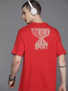 HRX by Hrithik Roshan Men Back Typography Printed T-shirt